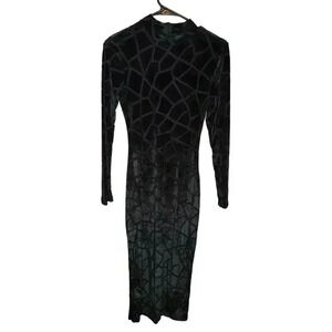 Black Velvet Style Holiday Dress